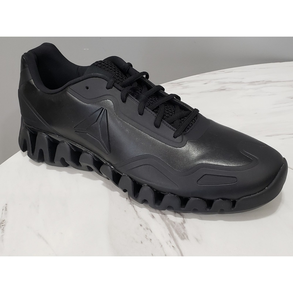 NEW NO BOX Mens‎ Reebok Zig Pulse Se Black Matte Athletic Running Shoes Size 13